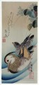 Dos patos mandarines 1838 Utagawa Hiroshige Japonés